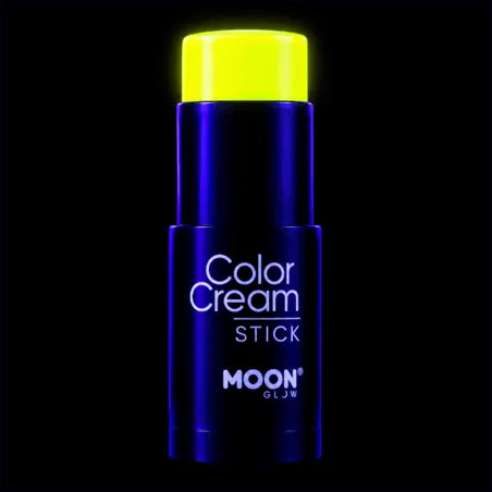 Stick de maquillage fluo UV ColorCream - 21 g - Jaune
